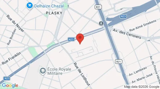 Apartments for rent in Brussels Schaarbeek - Photo from Google Street View