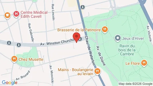 Apartments for rent in Brussels Ukkel - Photo from Google Street View