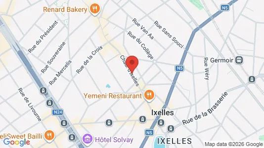Apartments for rent in Brussels Elsene - Photo from Google Street View
