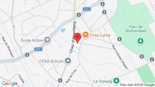Apartments for rent in Brussels Ukkel - Photo from Google Street View