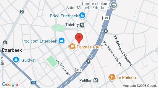 Apartments for rent in Brussels Etterbeek - Photo from Google Street View