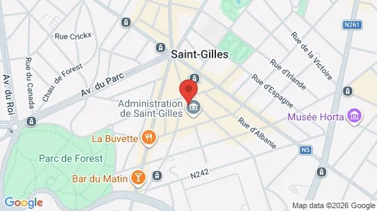 Apartments for rent in Brussels Sint-Gillis - Photo from Google Street View
