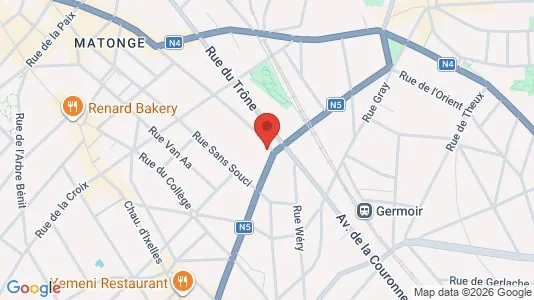 Apartments for rent in Brussels Elsene - Photo from Google Street View