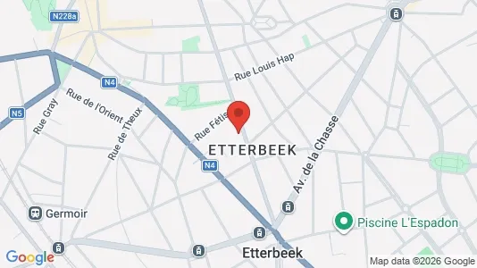 Apartments for rent in Brussels Etterbeek - Photo from Google Street View