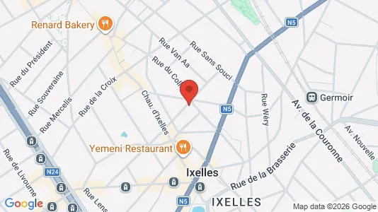 Apartments for rent in Brussels Elsene - Photo from Google Street View