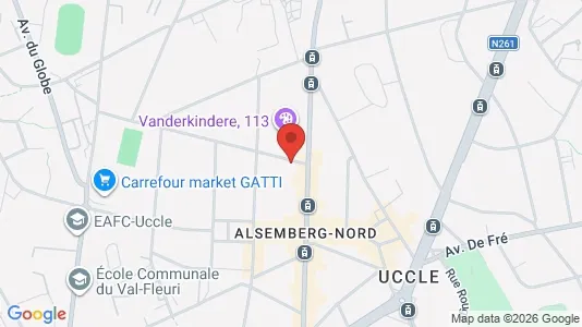 Apartments for rent in Brussels Ukkel - Photo from Google Street View