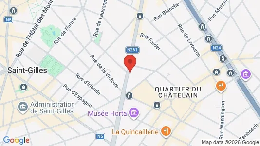 Apartments for rent in Brussels Sint-Gillis - Photo from Google Street View