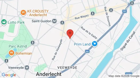 Apartments for rent in Brussels Anderlecht - Photo from Google Street View