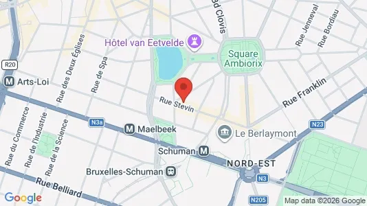 Apartments for rent i Stad Brussel - kort over placeringen