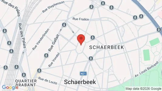 Apartments for rent in Brussels Schaarbeek - Photo from Google Street View