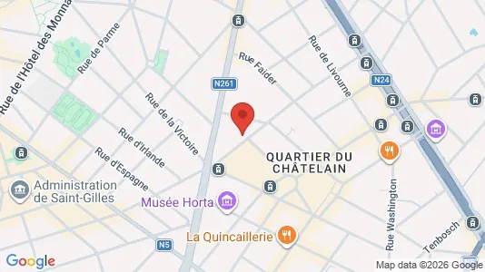 Apartments for rent in Brussels Sint-Gillis - Photo from Google Street View