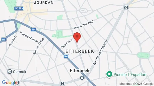 Apartments for rent in Brussels Etterbeek - Photo from Google Street View