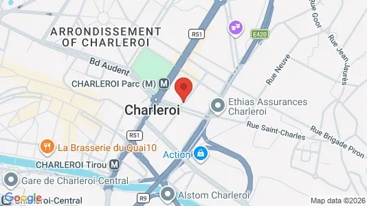 Apartments for rent in Charleroi - Photo from Google Street View
