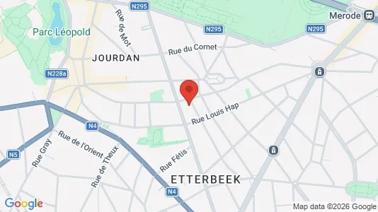 Apartments for rent in Brussels Etterbeek - Photo from Google Street View