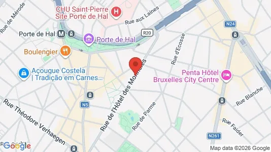 Apartments for rent in Brussels Sint-Gillis - Photo from Google Street View