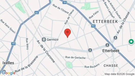 Apartments for rent in Brussels Etterbeek - Photo from Google Street View