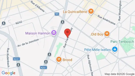 Apartments for rent in Brussels Elsene - Photo from Google Street View
