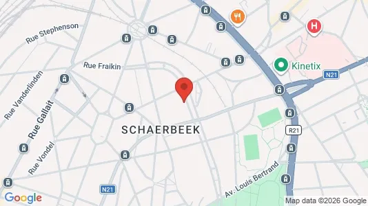 Apartments for rent in Brussels Schaarbeek - Photo from Google Street View