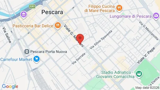 Rooms for rent i Pescara - kort over placeringen