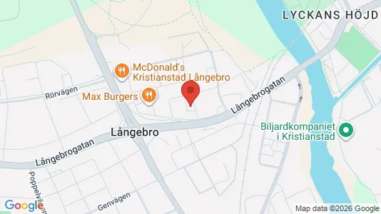 Rooms for rent i Kristianstad - kort over placeringen
