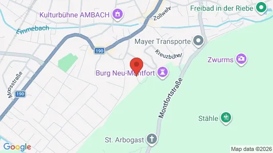 Apartments for rent i Götzis - kort over placeringen