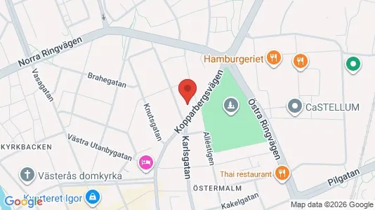 Apartments for rent i Västerås - kort over placeringen