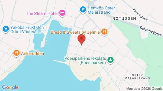 Apartments for rent i Västerås - kort over placeringen