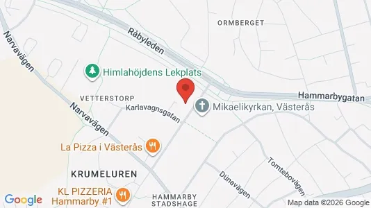 Apartments for rent i Västerås - kort over placeringen