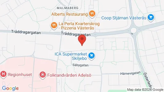 Apartments for rent i Västerås - kort over placeringen