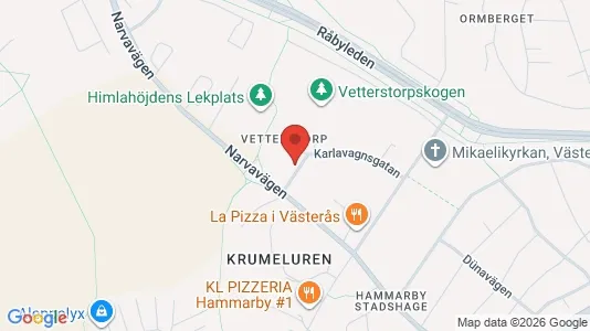 Apartments for rent i Västerås - kort over placeringen
