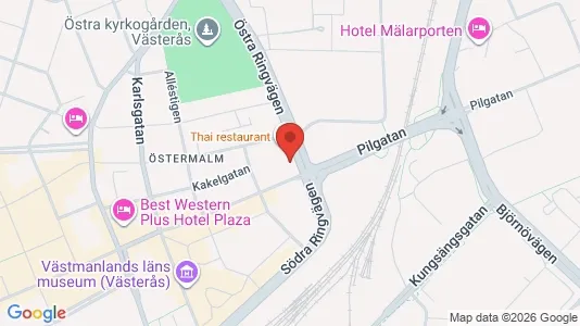 Apartments for rent i Västerås - kort over placeringen