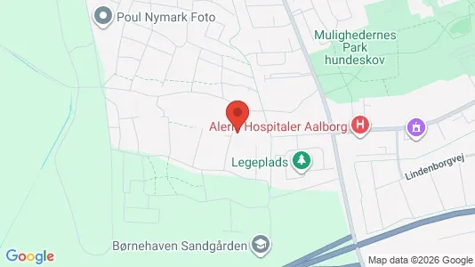 Apartments for rent i Aalborg SV - kort over placeringen
