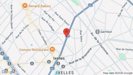 Apartments for rent in Brussels Elsene - Photo from Google Street View