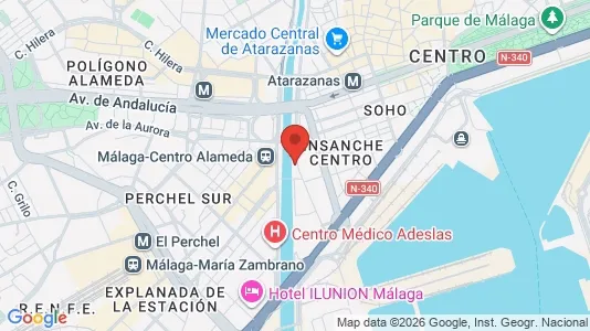 Rooms for rent in Málaga - Photo from Google Street View