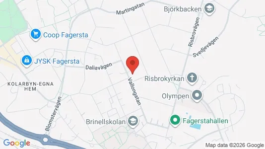 Apartments for rent i Fagersta - kort over placeringen