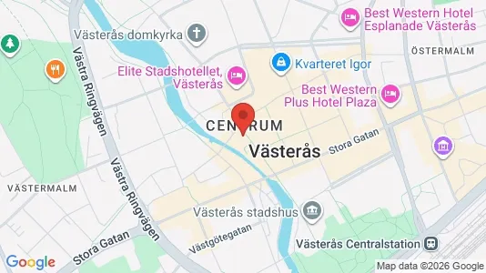 Apartments for rent i Västerås - kort over placeringen