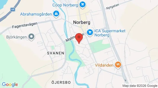 Apartments for rent i Norberg - kort over placeringen