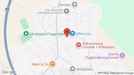 Apartments for rent i Fagersta - kort over placeringen