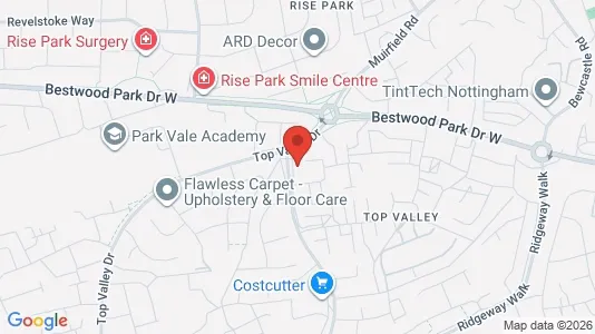 Apartments for rent i Nottingham - Nottinghamshire - kort over placeringen