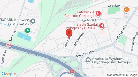 Apartments for rent in Katowice - Photo from Google Street View
