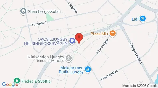 Apartments for rent i Ljungby - kort over placeringen