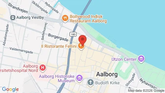 Apartments for rent i Aalborg Center - kort over placeringen