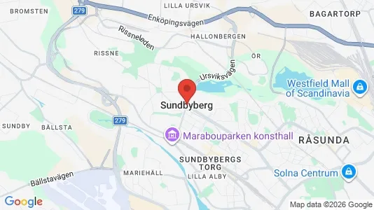Apartments for rent i Sundbyberg - kort over placeringen