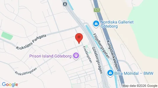 Apartments for rent i Mölndal - kort over placeringen