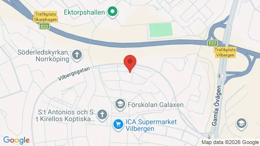 Apartments for rent i Norrköping - kort over placeringen