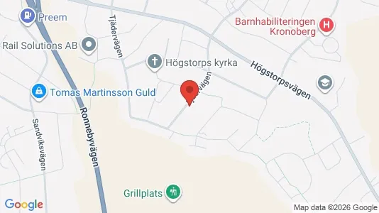 Apartments for rent i Växjö - kort over placeringen