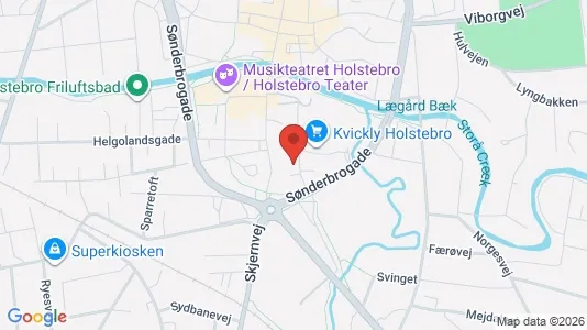 Apartments for rent i Holstebro - kort over placeringen
