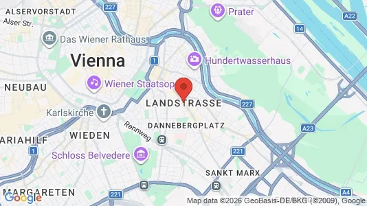 Houses for rent i Vienna Landstraße - kort over placeringen