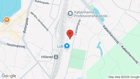 Apartments for rent i Hillerød - kort over placeringen