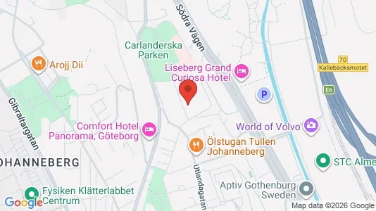 Apartments for rent i Johanneberg - kort over placeringen